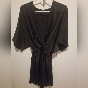 Elegant Black Women's flowy dress